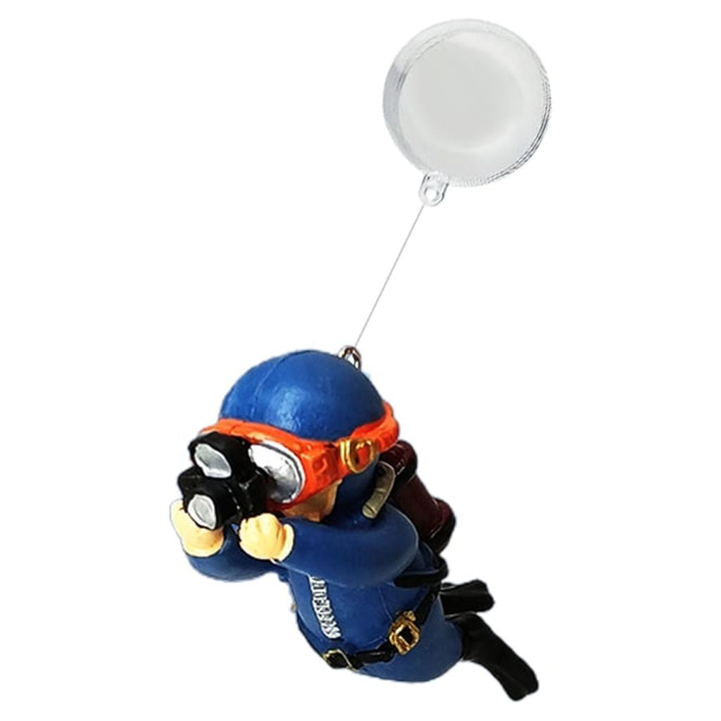 Floating Fish Tanks Decoration Cute Diver Aquariums Landscaping