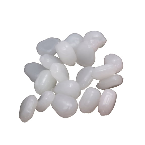 Floating Fishing Corn, Soft Buoyant artificial Lure Bait, 20 Pieces White Simulated Corn Kernels, Freshwater Saltwater Bass Trout Carp Fishing Bait for anglers Outdoor Fishing activities