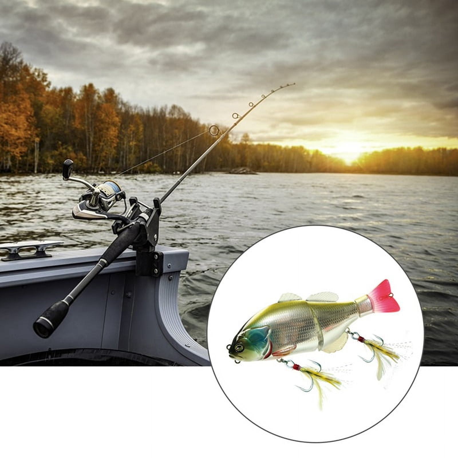 Floating Fishing Lure 160mm 70G Jointed Lure Hunter Shovel Pike Muskellunge Bass Fishing
