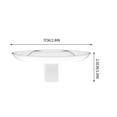 thumbnail image 1 of Floating Flower Arrangement Border Planter Hydroponic Vase • Clear Glass Desktop Flower Holder • Elegant Floating Design for Fresh Floral Displays, 1 of 9