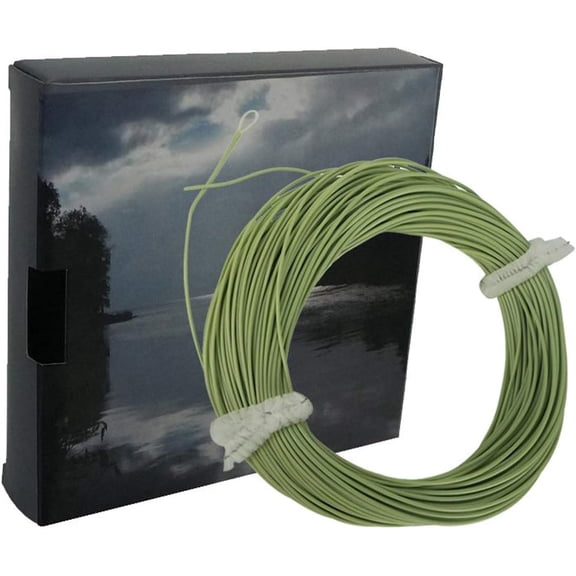 Floating Fly Fishing Line Nymph Line Ultra Slim Ultra Low Stretch Fly Line One Size All 0-5 Fly Fishing Floating Welded Loop