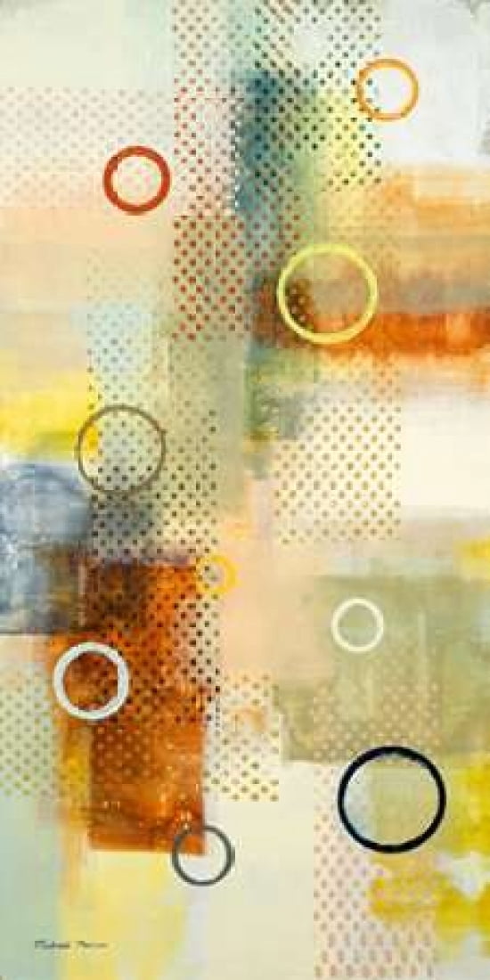 Floating Forms I Canvas Art - Michael Marcon (10 x 20)