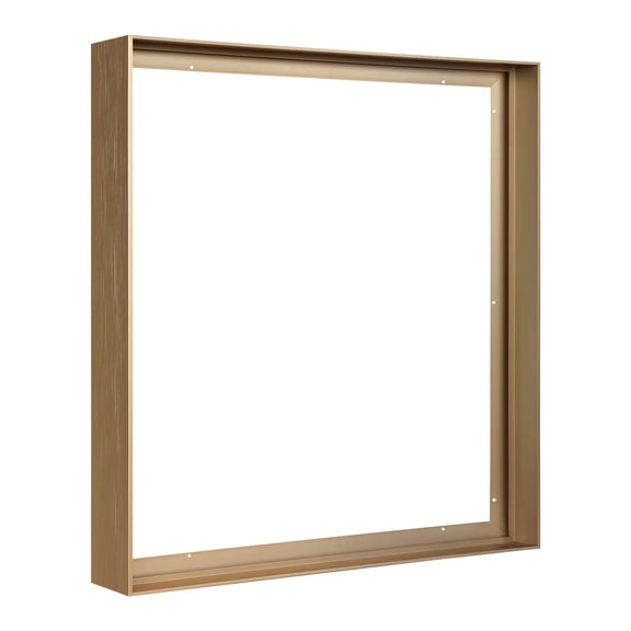 Floating Frame for 16x20" Stretched Canvas Art, DIY Metal Floater Frames, 1.5 in Deep for Oil Paintings Art Prints, Living Room Wall Decor (Bronze)