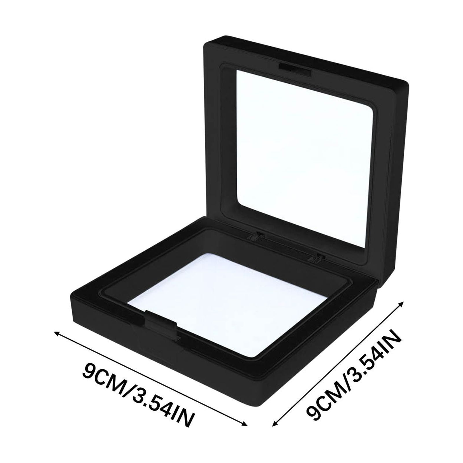 Floating Frame Display Box Transparent PE Film Jewelry Storage Box For