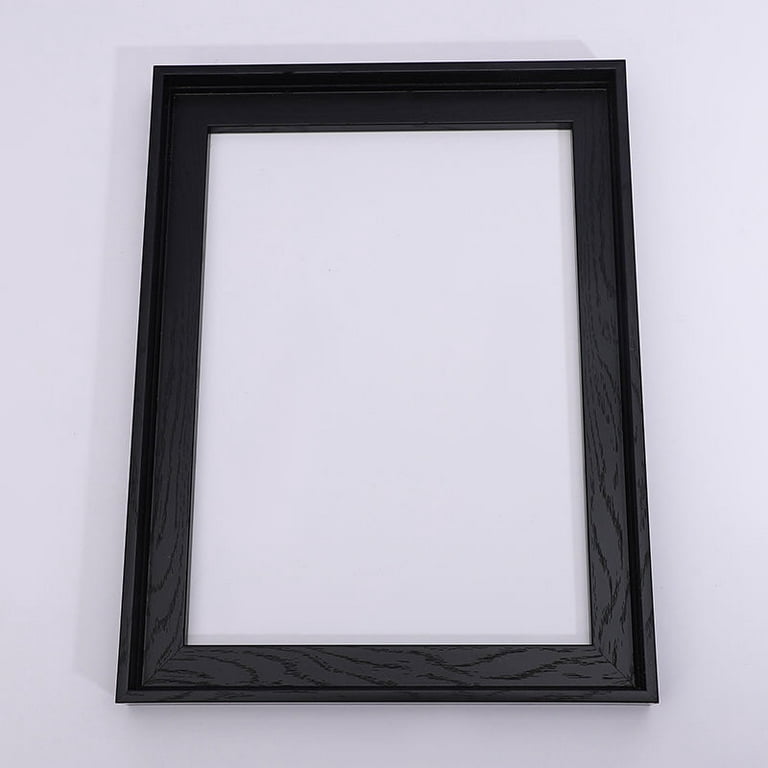 Floating Frames for Canvas Prints Canvas Floating Frame for Living Room Bedroom, Size: 32x27x3cm, Black