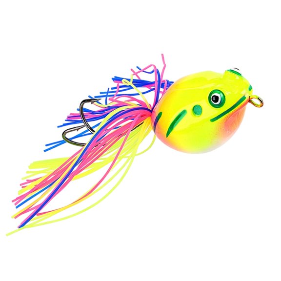 Floating Frog Fishing Lure Artificial Soft Silicone Baits Topwater Frog Baits for Areas and Shallows Waters