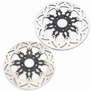 Floating Front Rear Brake Rotors Discs Disks 11.8 11.5 For Harley FXDF Fat Bob 2008-2017 FXDWG Dyna Wide Glide FXDB Street Bob 2008-2020 FXDC Super Glide Custom 2008-2014 FXFB Fat Bob 114 2018-2023