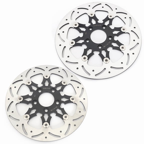 Floating Front Rear Brake Rotors Discs Disks 11.8 11.5 For Harley FXDF Fat Bob 2008-2017 FXDWG Dyna Wide Glide FXDB Street Bob 2008-2020 FXDC Super Glide Custom 2008-2014 FXFB Fat Bob 114 2018-2023
