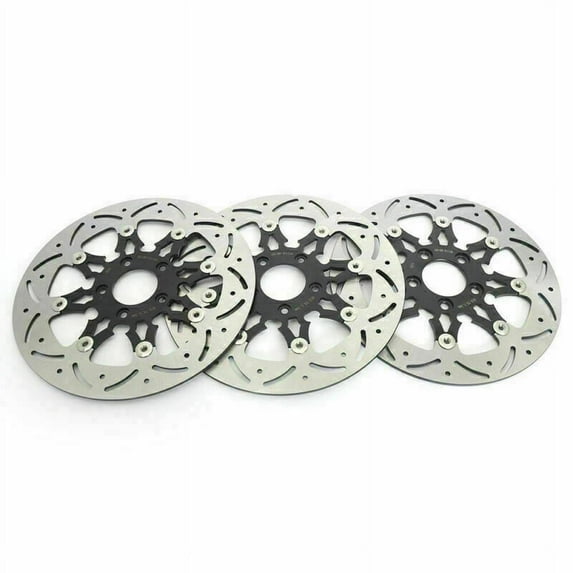 Floating Front Rear Brake Rotors for Harley Dyna Low Rider FXDL 14-17 Fat Bob FXDF 08-17