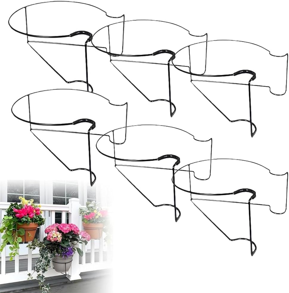 Floating Garden Railing Planter Shelf,Balcony Planters Railing Hanging
