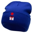 thumbnail image 1 of Floating Gift Embroidered 12 Inch Long Knitted Beanie - Royal OSFM, 1 of 5