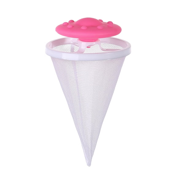 Floating Hair Catcher for Washing Machine - Cross-Shaped Mesh, Reusable & Lint Removal - Laundry Tool for Pet Hair/Debris Prevention