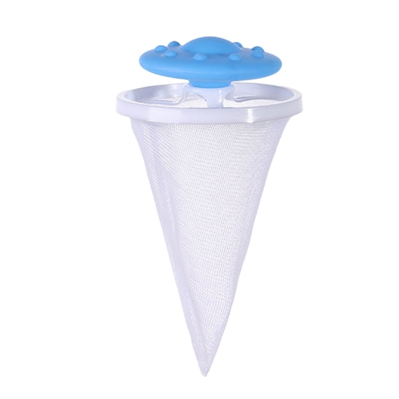 Floating Hair Catcher for Washing Machine - Cross-Shaped Mesh, Reusable & Lint Removal - Laundry Tool for Pet Hair/Debris Prevention