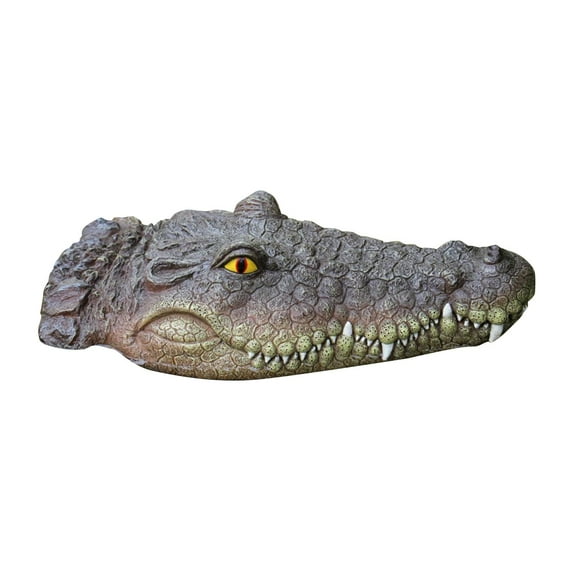 Floating Head, Deterrent Ducks Alligator Head, for Garden Pool Decoration