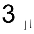 thumbnail image 1 of Floating Houses Number,Modern Houses Number for Outside,Home Address Number, 1 of 11
