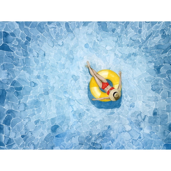 Art.com Floating II Art Print by Grace Popp, 16" x 12"