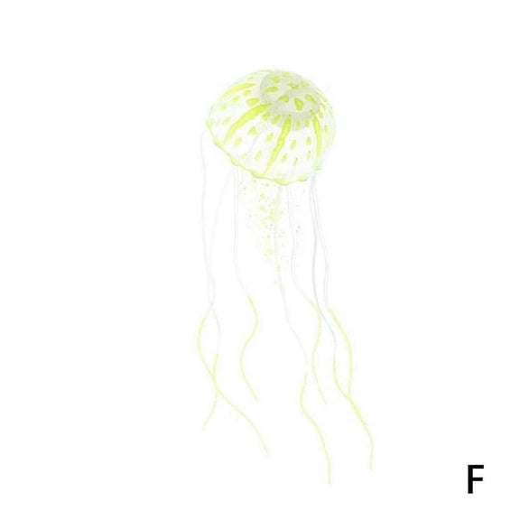 Floating Jelly Fish Glowing Effect Aquarium Tank Ornament Decors Fake Jelly BEST R3L3