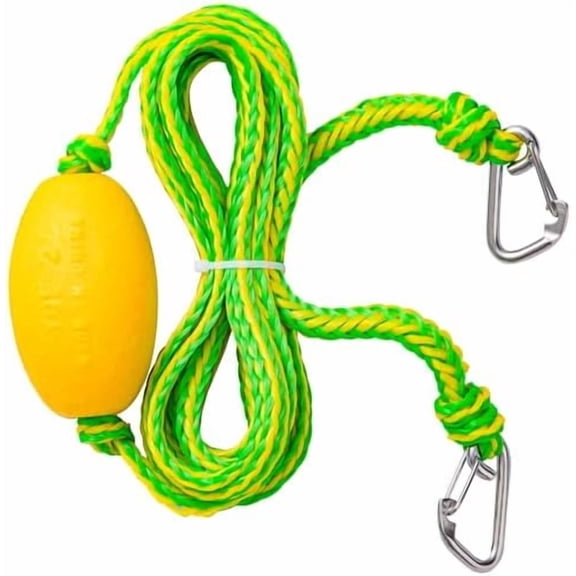 Floating Kayak Tow Rope with Clips – Quick Connect Rescue Line for Kayaks, Jet Ski Anchor Rope – Towing Rope for Tying Kayaks Together, Kayak Accessories, 12FT