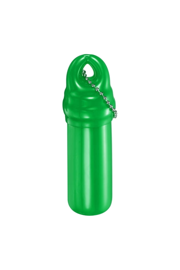 Floating Keychain, Float Key Ring Holder with Waterproof Container, Float Key Pendant for Boating, Fishing, Water Sports, Green