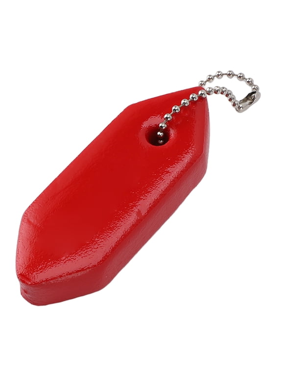 Floating Keychain NBR Buoyancy Red Float Key Ring Pendant Boat Surfing Marine Water Sports