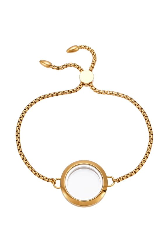 Floating Locket Bracelet Stainless Steel Memory Locket Bracelet Picture Memory Charms Memorial Jewelry DIY