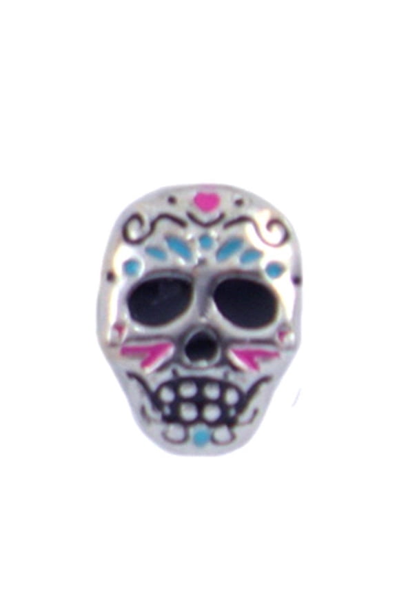 Floating Locket (Sugar Skull)