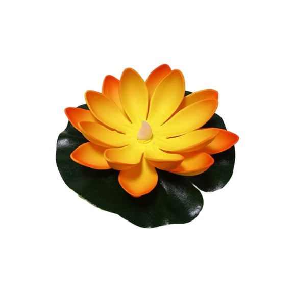 Floating Lotus Lights, Water Sensing Led Pool Lights for Pond, Garden, Outdoor Party Decorations, Auto Light, Multicolor