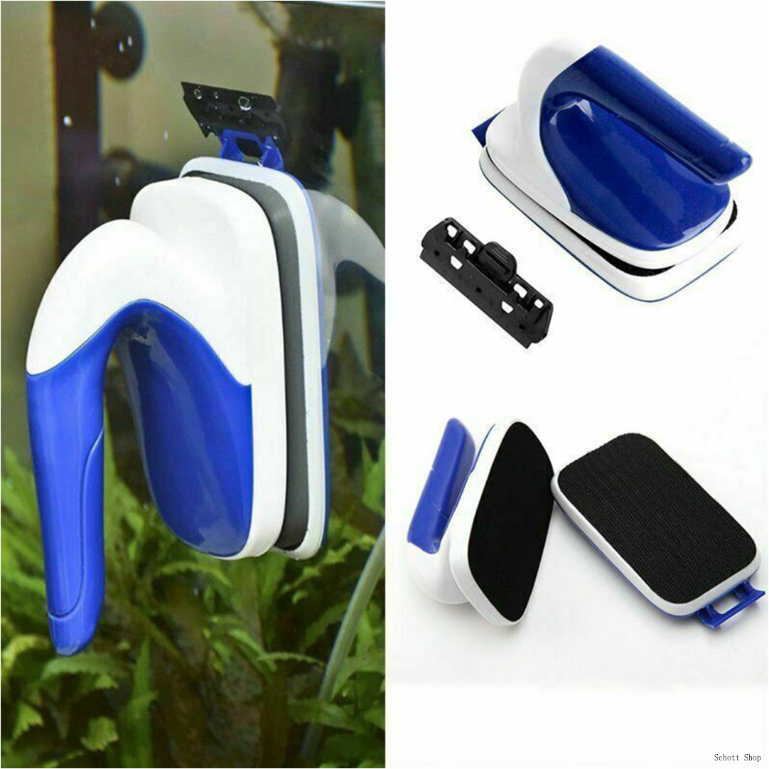 Floating Cleaning Brush Aquarium Fish Tank Glass Algae Cleaner