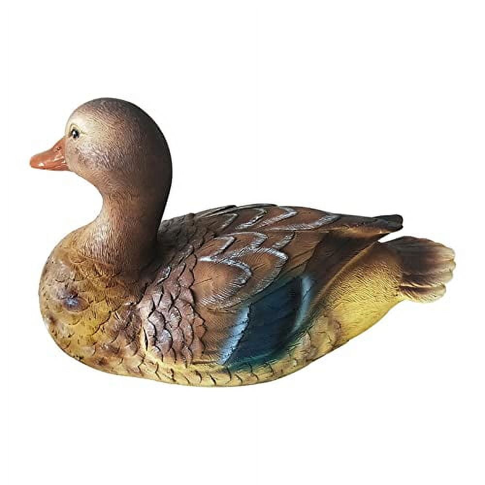 Floating Mandarin Figurine,Pond Resin Statue,Weatherproof Realistic