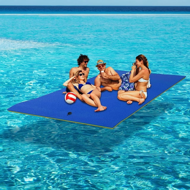 Lily Pad Floating Mat, Linor 9 X 5Ft Water Floating Mat Pad for 35