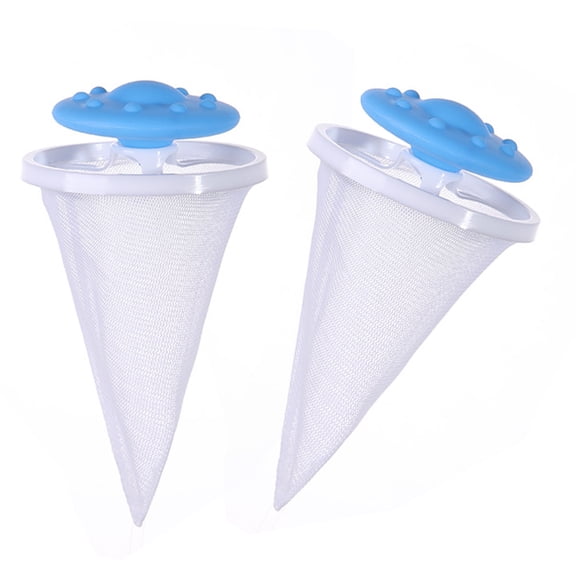 Floating Meshes Hair Catcher 2pcs Reusable Laundry Lint Remover For Washing Machine Use Household Laundry Tool