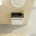 Floating Modern 20‘‘ WallMounted Bathroom Vanity with Elegant Resin