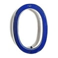 thumbnail image 1 of Floating Mount Shadow House Address Number, Modern Metal Numbers for Mailbox, Glossy Blue, 6", HH-SDW6-BLU-0, 1 of 5