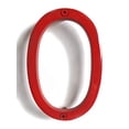 thumbnail image 1 of Floating Mount Shadow House Address Number, Modern Metal Numbers for Mailbox, Glossy Red, 6", 1 of 5