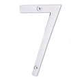 thumbnail image 1 of Floating Mount Shadow House Address Number, Modern Metal Numbers for Mailbox, Glossy White, 6", HH-SDW6-WHT-7, 1 of 5