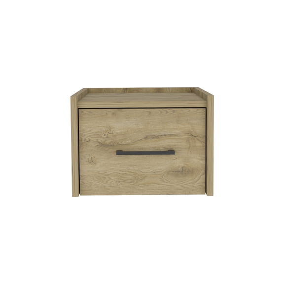 Floating Nightstand Calion for Bedroom, Macadamia