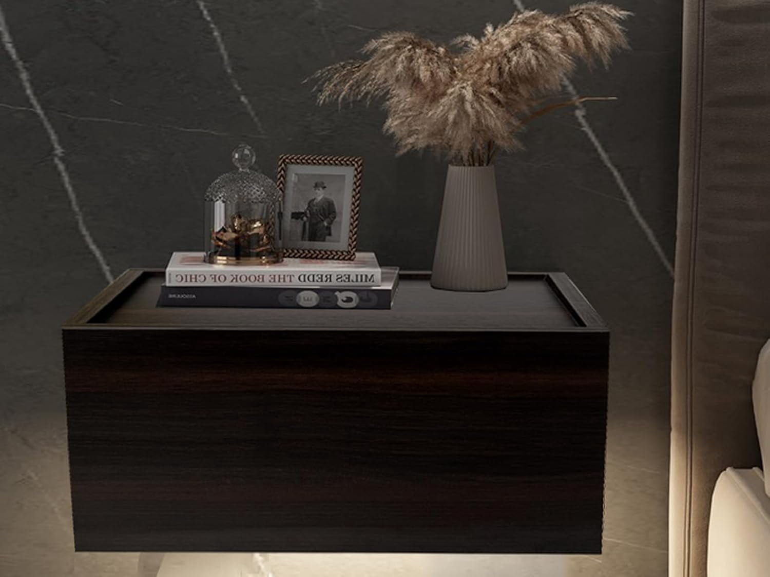 Floating Nightstand Wall Mounted, Concealment Furniture,Night Stand ...