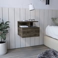 thumbnail image 1 of Floating Nightstand with Shelves / Bedroom Decor Needs / Drawer to Keep Essentials, 1 of 4