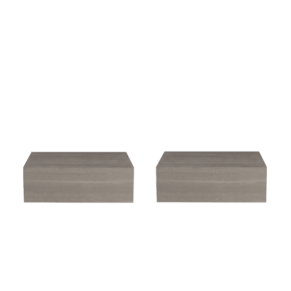Floating Nightstands Set of 2 - Wall Mounted Bedside Tables for Bedroom(lxf)