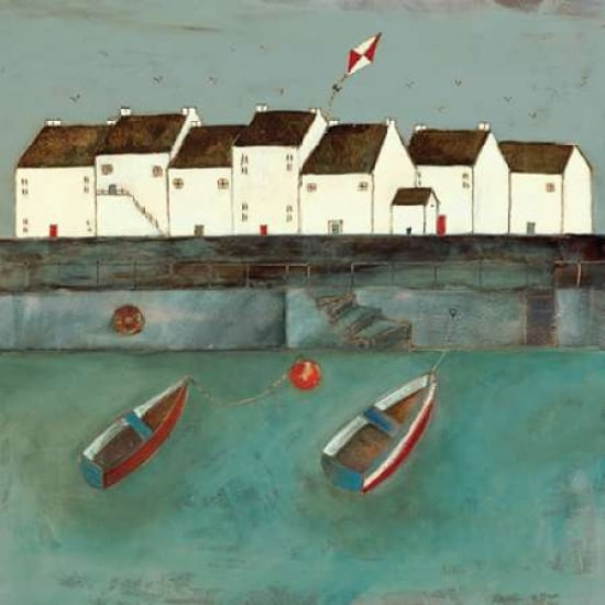Floating On A Light Breeze Canvas Art - Louise OHara (24 x 24)