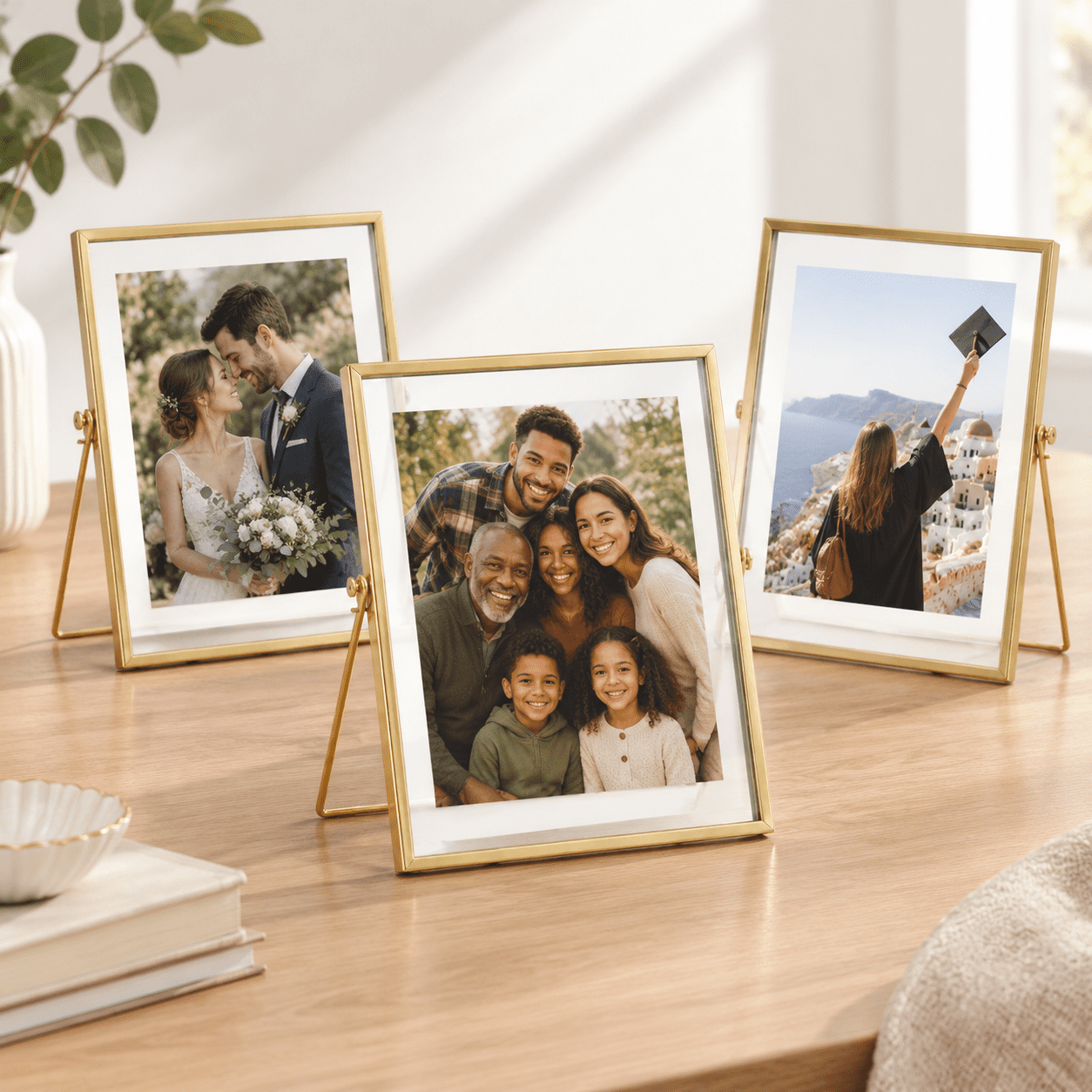 Floating Picture Frame 3 Pack 8x10 Double Glass - Walmart.com
