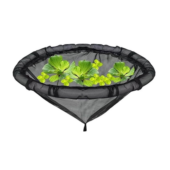 Floating Plant Barrier, Round Floating Flora Fish Barrier Floating Island Plant Protector Floating Flora Island for Pond Protects Your Floating Plants from Pond Fish, UV-Resistant Polyester Fish-Safe