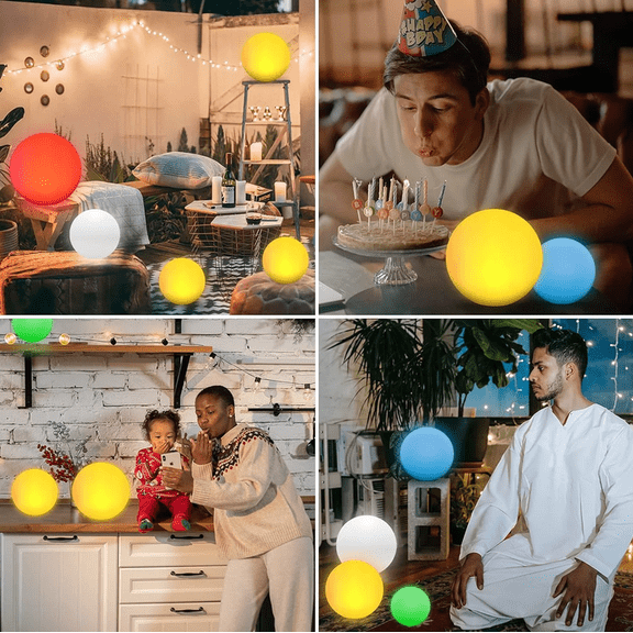 Floating Pool Lights – 3.15” Color Changing LED Ball Lights with Remote Control, Glowing Sphere Orb for Swimming Pool, Pond, Beach & Outdoor Garden Decoration 1PC