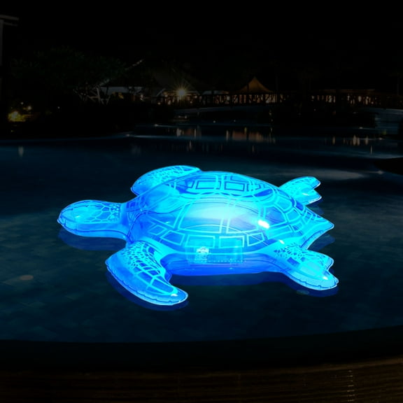 Floating Pool Lights, Inflatable Solar Pool Lights IP68 Waterproof Color Changing Pool Lights Solar Powered Floating LED Pool Lights for Inground Pool, Garden, Paths Decorations
