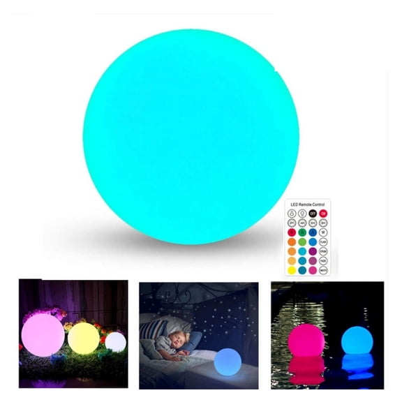 Floating Pool Lights RGB Color Changing LED Ball Lights IP67 Waterproof Replaceable Button Cell Hot Tub Night Lights Pool Toys ,High Bright