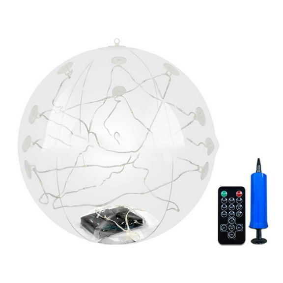 Floating Pool Lights Solar Powered, Glow in The Dark Warm White Solar Globe Lights, 14.5-inch Waterproof LED Christmas Ball Light Decorations for Pond Garden Patio Party Decor(1 Piece)