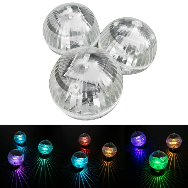 Floating Pool Lights Solar Swimming Pool Light with 7 Color Changing Waterproof LED Lights for Garden and Pool, 1Pcs