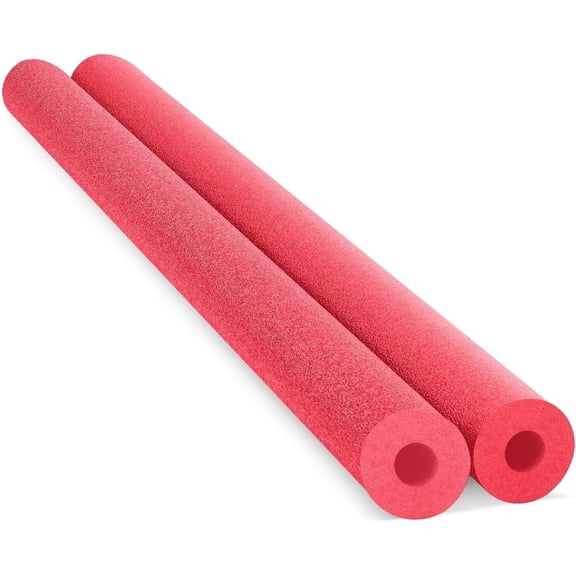 Gomind Floating Pool Noodles Foam Tube 2-Pack, Thick Hollow Noodles for Floating in The Swimming Pool, 52" Inches Long