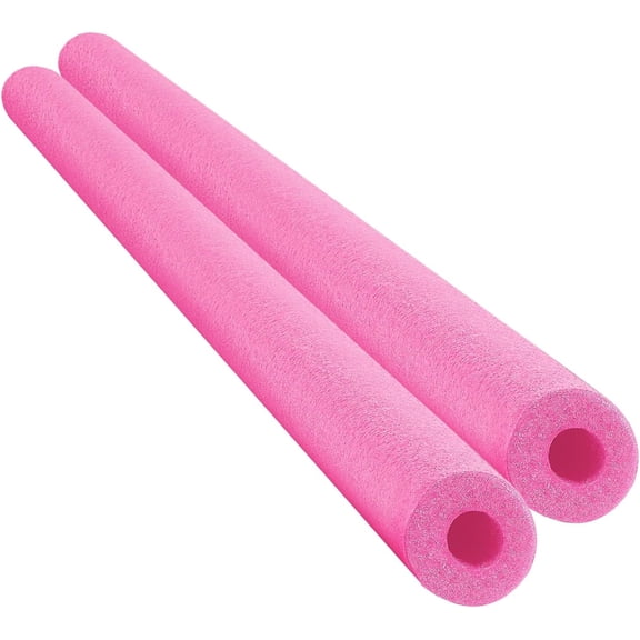 Floating Pool Noodles Foam Tube 2-Pack, Thick Hollow Noodles for Floating in The Swimming Pool, 59" Inches Long