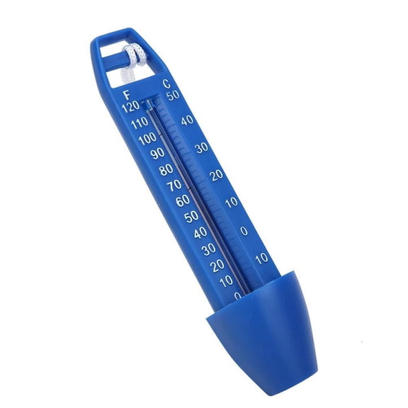 Floating Pool Temperature Gauge with Hanging String, Easy Read Durable Plastic Water Temperature Tester for Pool, Spa, Hot Tub, Indoor Outdoor Water & Spa Accessories